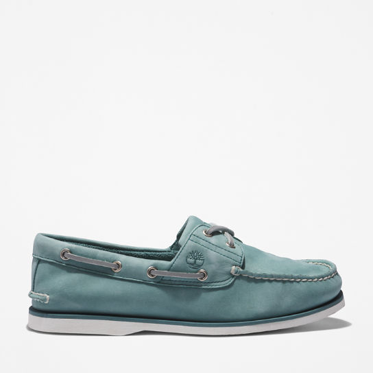 Timberland® 2-Eye Classic Boat Shoe for Men in Light Blue | Timberland