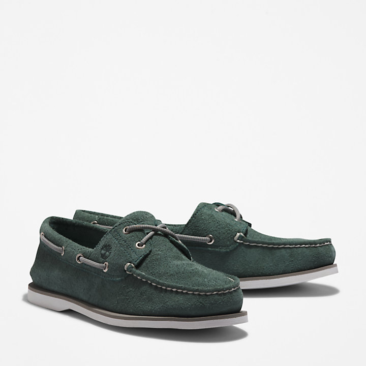 Chaussure bateau à 2 œillets Timberland® Classic pour homme en vert-