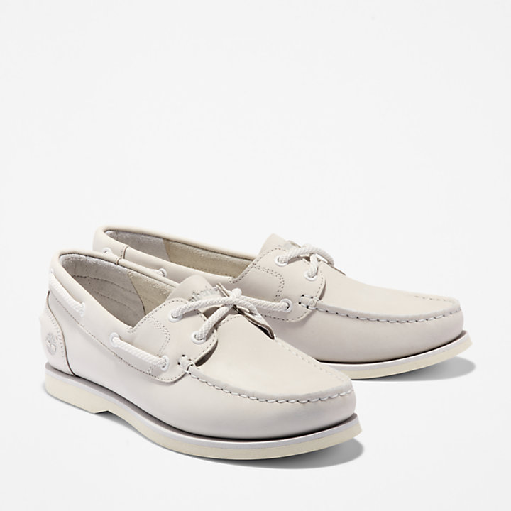 Classic Boat Shoe for Women in Grey-