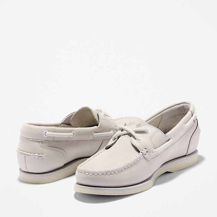 Classic Boat Shoe for Women in Grey-