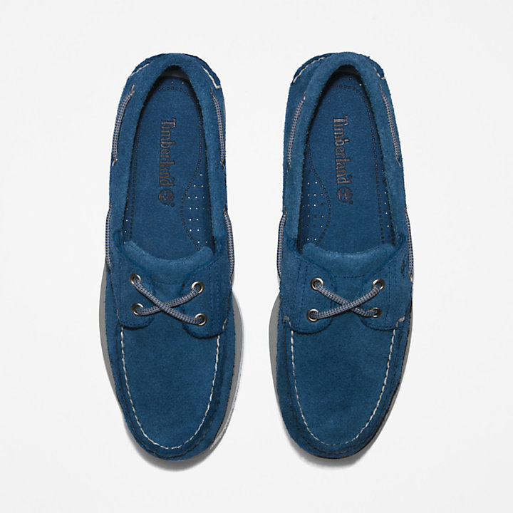 Timberland® Klassieke Bootschoen met 2 Oogjes voor heren in blauw-