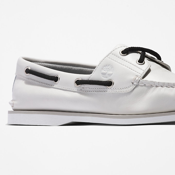 Timberland® 2-Eye Classic Boat Shoe for Men in White-