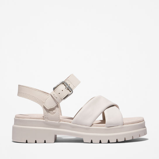 London Vibe Ankle-strap Sandal for Women in White | Timberland