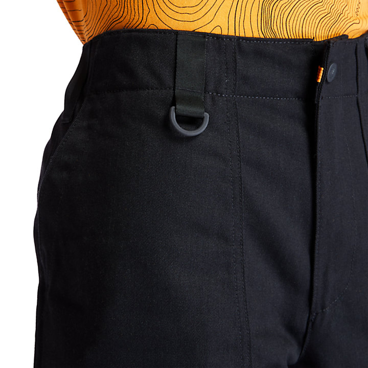 Pantalon utilitaire pour homme en noir-
