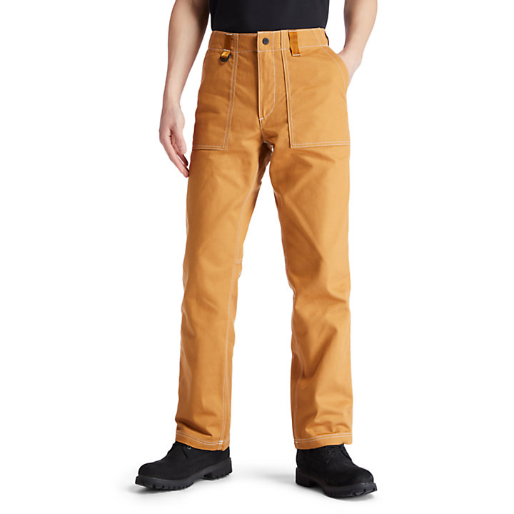 Pantalón de Ropa de Trabajo para Hombre en amarillo-