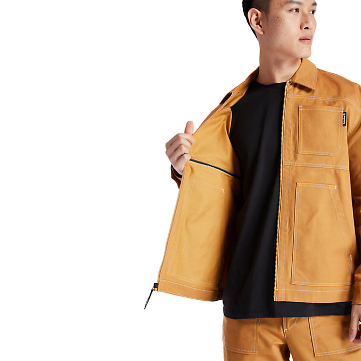Workwear Jacket for Men in Yellow-