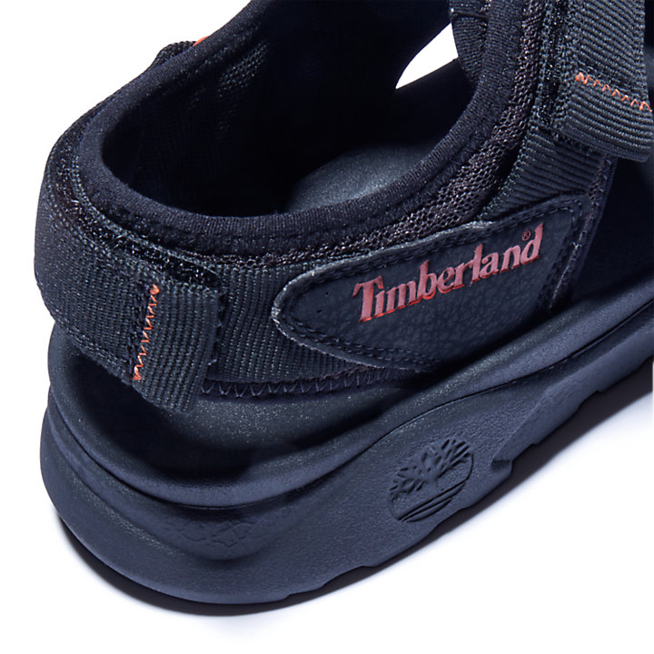 Ripcord Sandal for Men in Black-