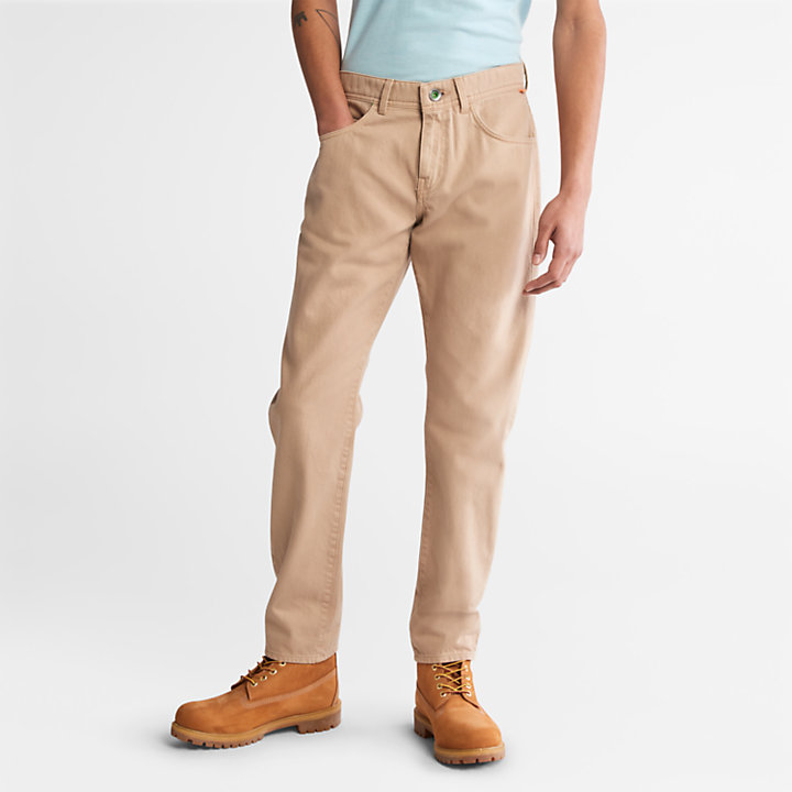 Outdoor Heritage EK+ Denim Jeans voor heren in beige-