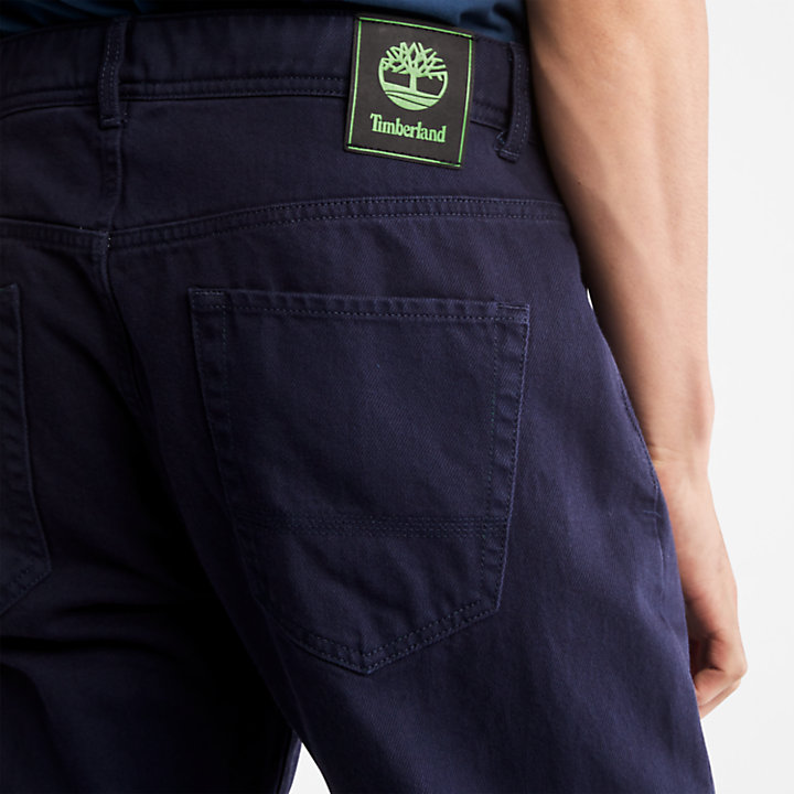 Jeans da Uomo in Denim Outdoor Heritage EK+ in blu marino-