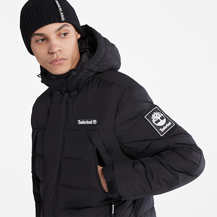 Outdoor Archive Puffer Jacket for Men in Black-