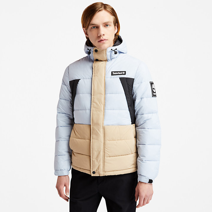 Outdoor Archive Puffer Jacket for Men in Light Blue-