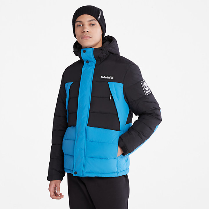 Outdoor Archive Water-Resistant Puffer Jacket for Men in Blue-