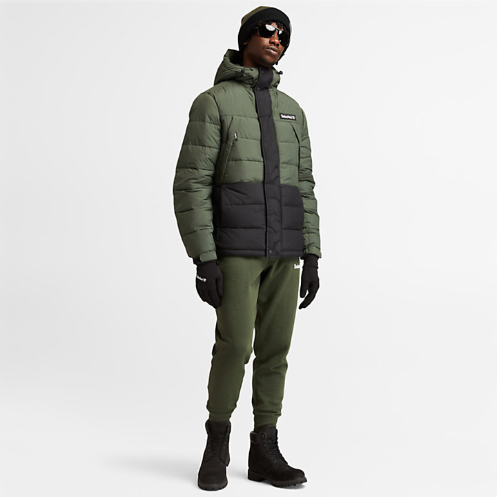 Outdoor Archive Puffer Jacket for Men in Green-