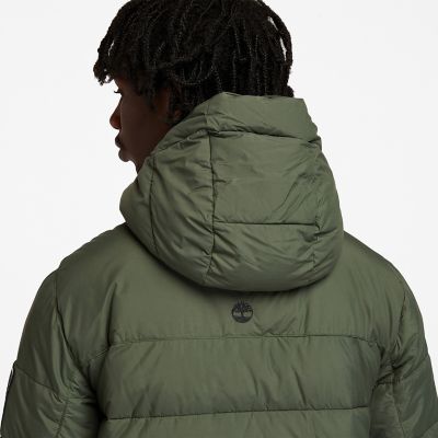 puffer jacket mens green