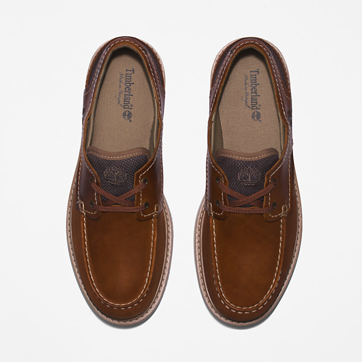 Newmarket II Boat Shoe for Men in Brown-