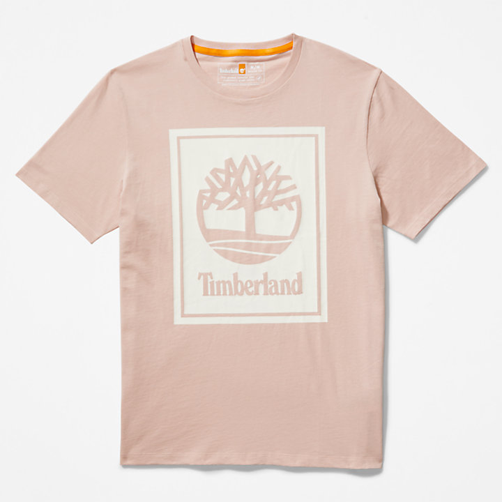 T-Shirt mit Baum-Logo für All Gender in Pink-