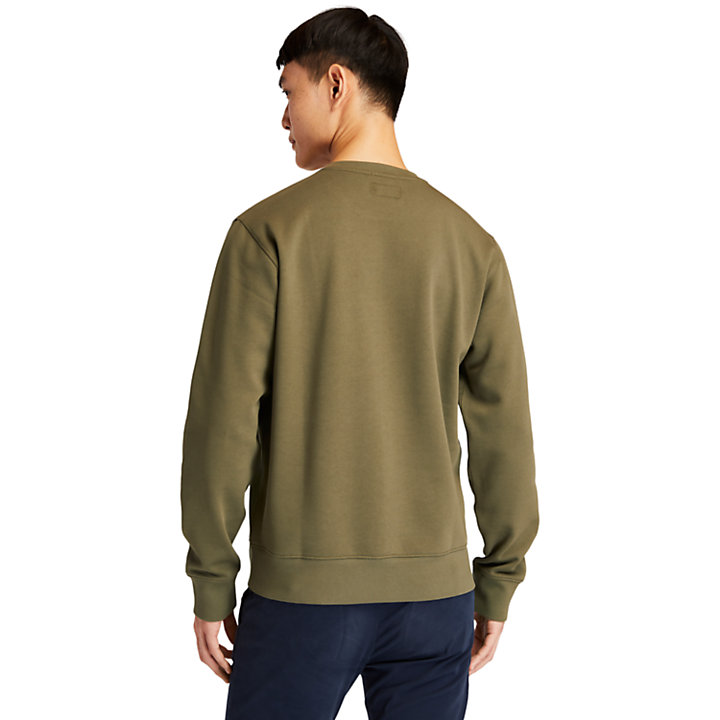 Oyster River Sweatshirt for Men in Dark Green-