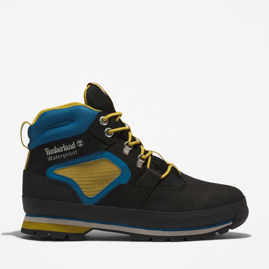 Timberland Euro Hiker Timberdry Boot For Men In Black/blue Black