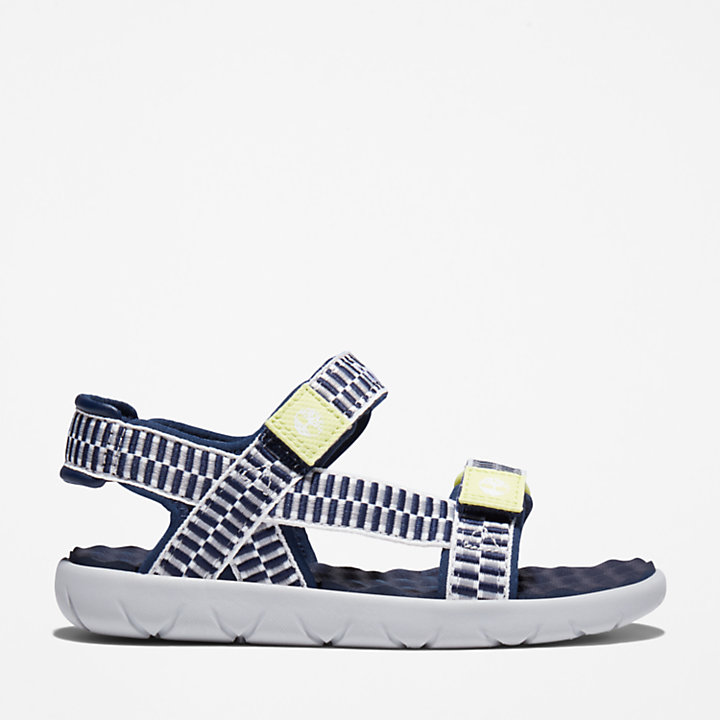 Perkins Row Webbing Sandal for Youth in Navy-
