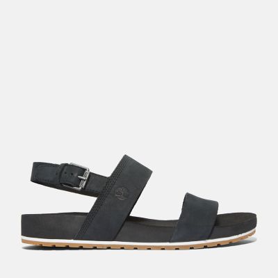 Timberland Malibu Waves 2-strap Sandal For Women In Black Black, Size 9