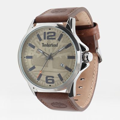Timberland - Bernadston Armbanduhr für Herren in Beige/Braun