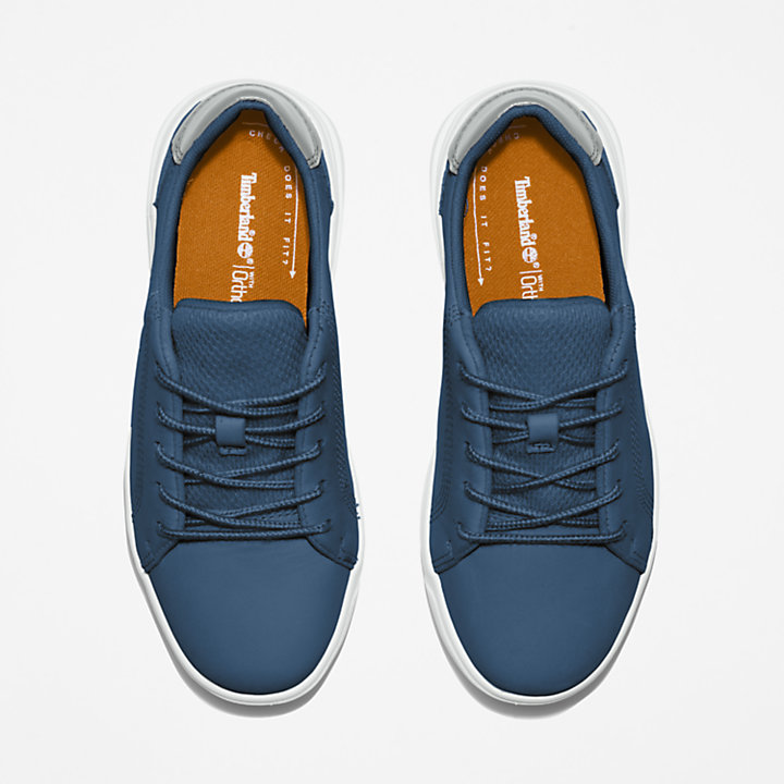 Seneca Bay Leather Trainer for Youth in Blue or Navy-