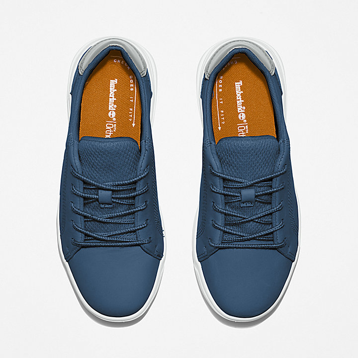 Seneca Bay Leather Trainer for Youth in Blue