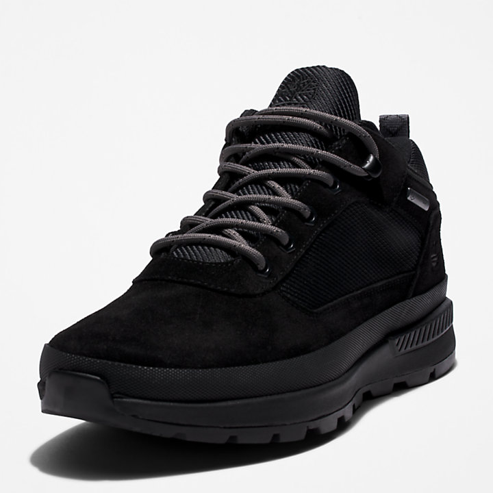 Sapato de Caminhada Impermeável Field Trekker para Homem em preto-