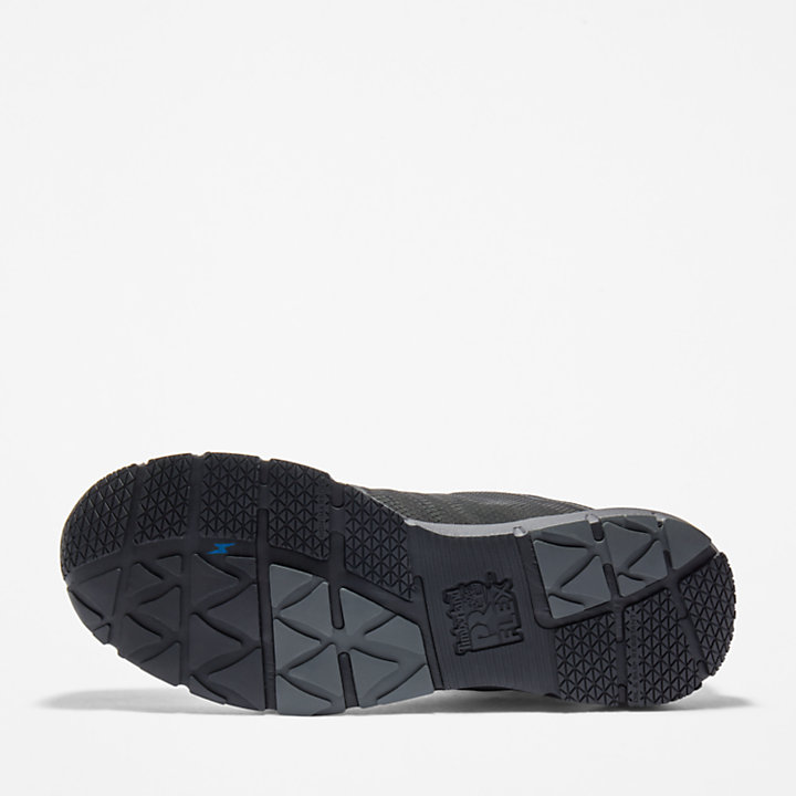 Zapato de trabajo Radius Alloy-Toe para hombre en color negro-