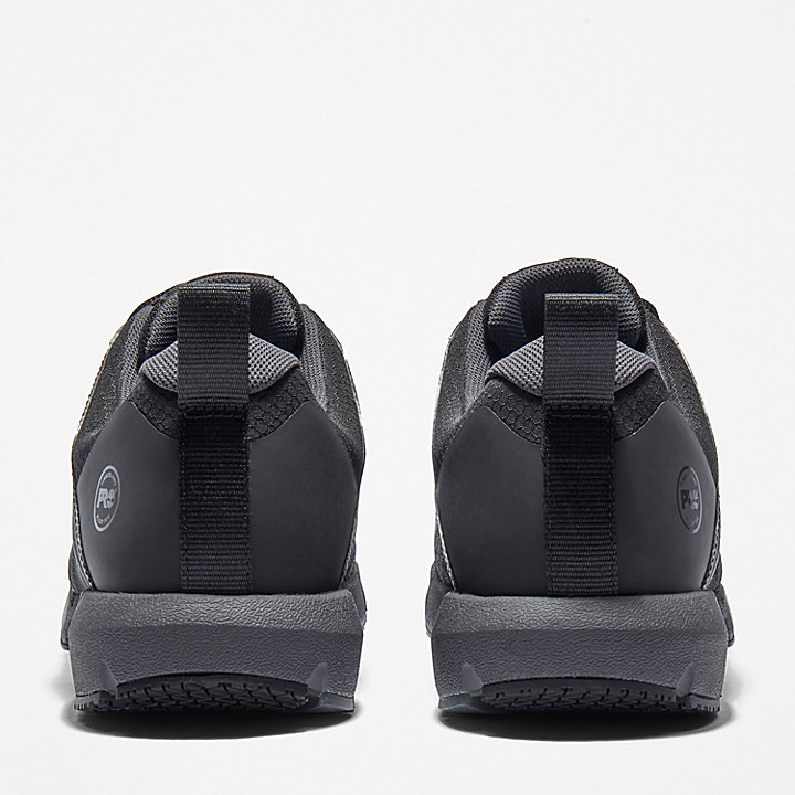 Radius Alloy-Toe Work Shoe for Men in Black