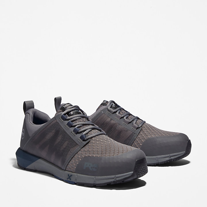Zapato de trabajo Radius Alloy-Toe para hombre en color gris-