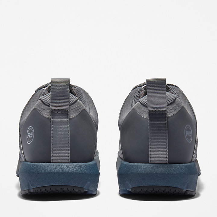 Radius Werkschoenen met veiligheidsneus voor heren in grijs en blauw-