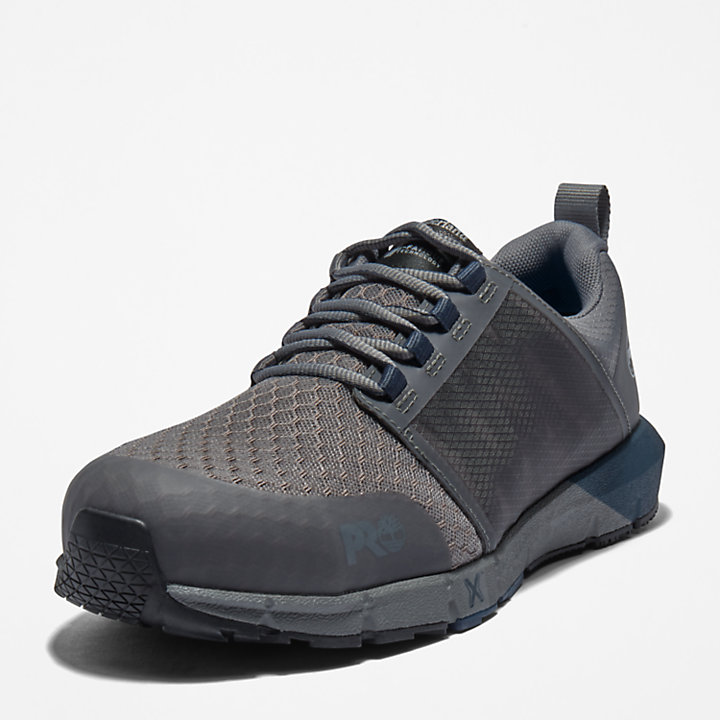 Radius Alloy-Toe Work Shoe for Men in Grey-