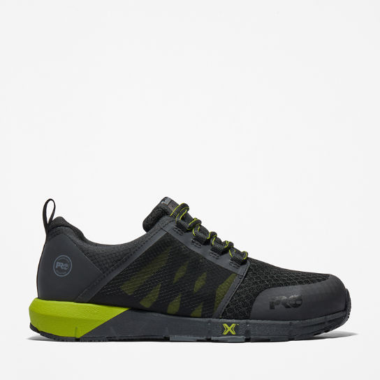 Zapato de trabajo Radius Alloy-Toe para hombre en color negro y verde | Timberland