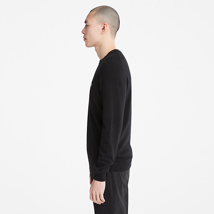 Cohas Brook Crewneck Sweater for Men in Black-