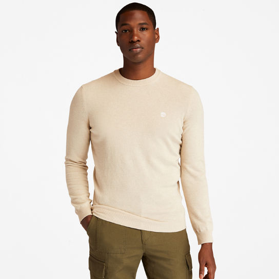 Cohas Brook Crewneck Sweater for Men in White | Timberland