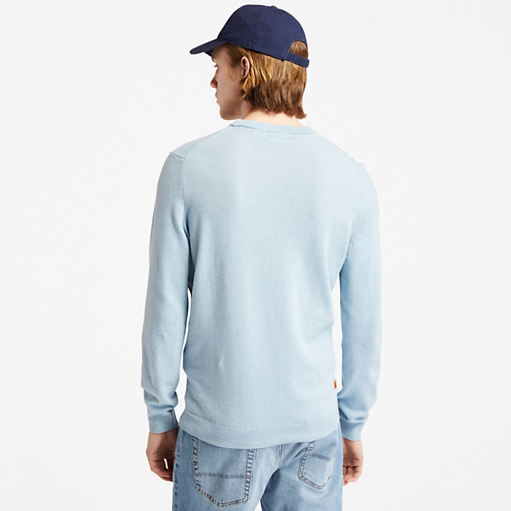 Cohas Brook Crewneck Sweater for Men in Light Blue-
