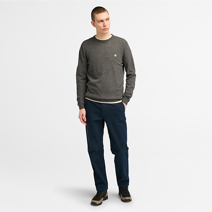 Cohas Brook Crewneck Sweater for Men in Grey-