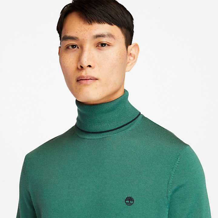 Nissitissit River Merino Sweater for Men in Green-