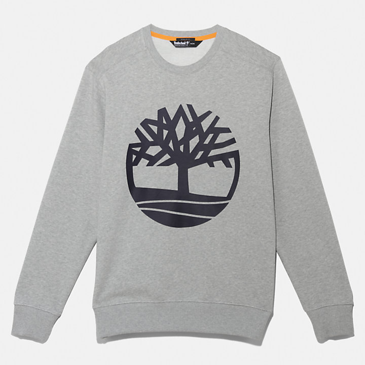 Sweatshirt mit Timberland® Baum-Logo für Herren in Grau-