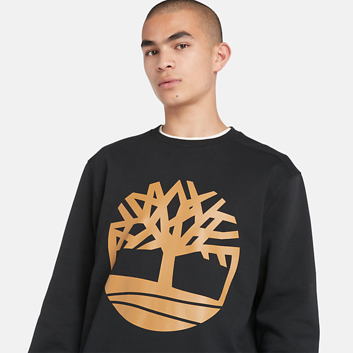 Camisola com Logótipo da Árvore Timberland® para Homem em preto-