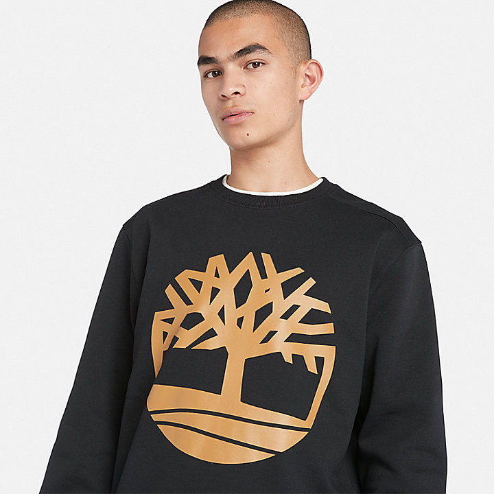 Sweat-shirt à logo arbre Timberland® pour homme en noir