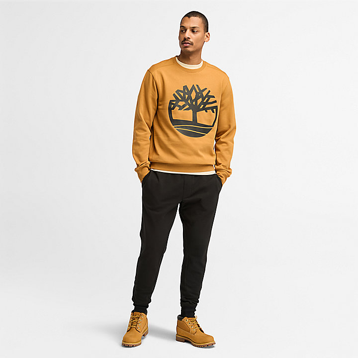 Timberland® Tree Logo Sweatshirt for Men in Orange