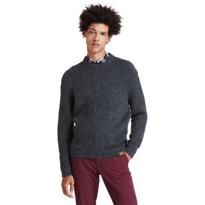 Soucook River Crew Sweater for Men in Grey | Timberland