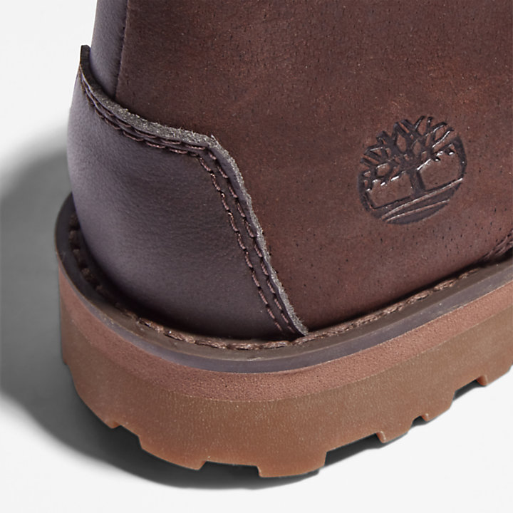 Courma Kid Chukka Boot for Youth in Dark Brown-