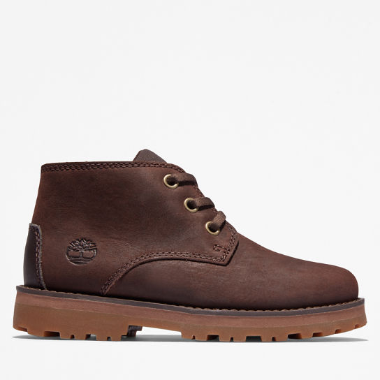 Courma Kid Chukka Boot for Youth in Dark Brown | Timberland