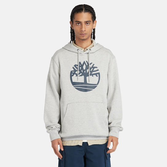 Sudadera con capucha y logotipo del árbol Timberland® para hombre en gris | Timberland