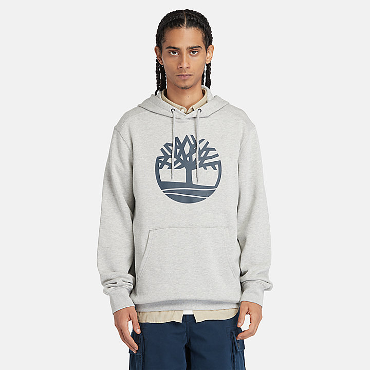 Hoodie mit Timberland® Baum-Logo für Herren in Grau
