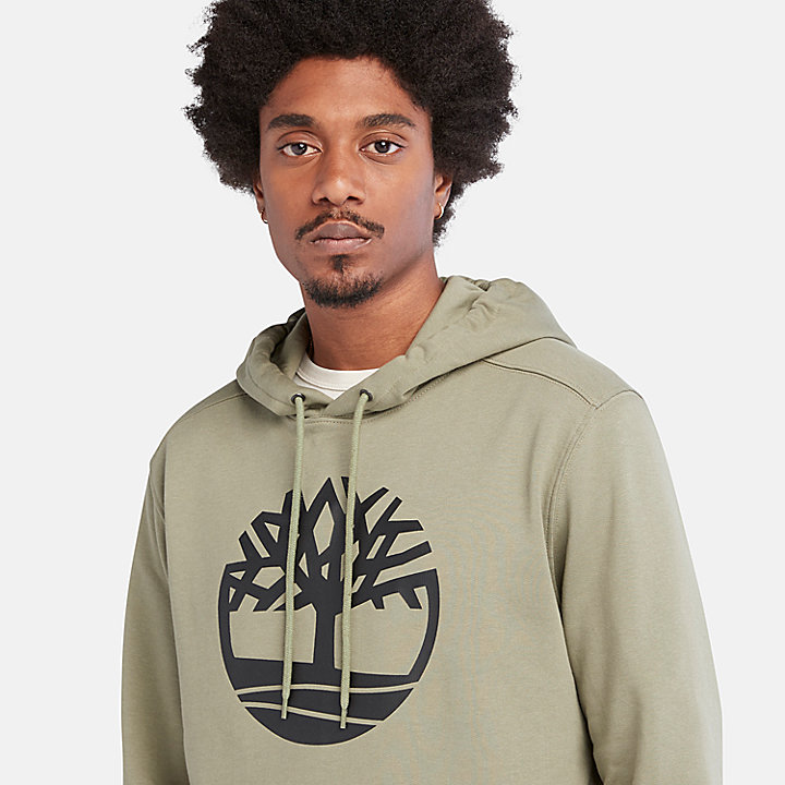Hoodie mit Timberland® Baum-Logo für Herren in Grün