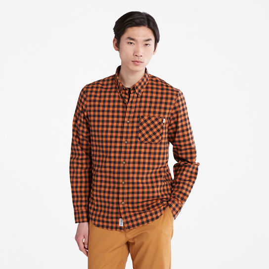 Back River Check Shirt for Men in Brown | Timberland